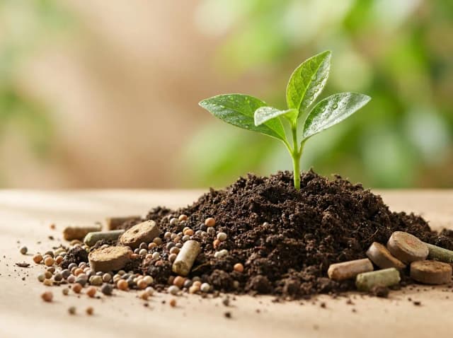 Organic and natural fertilizers for healthy plant growth