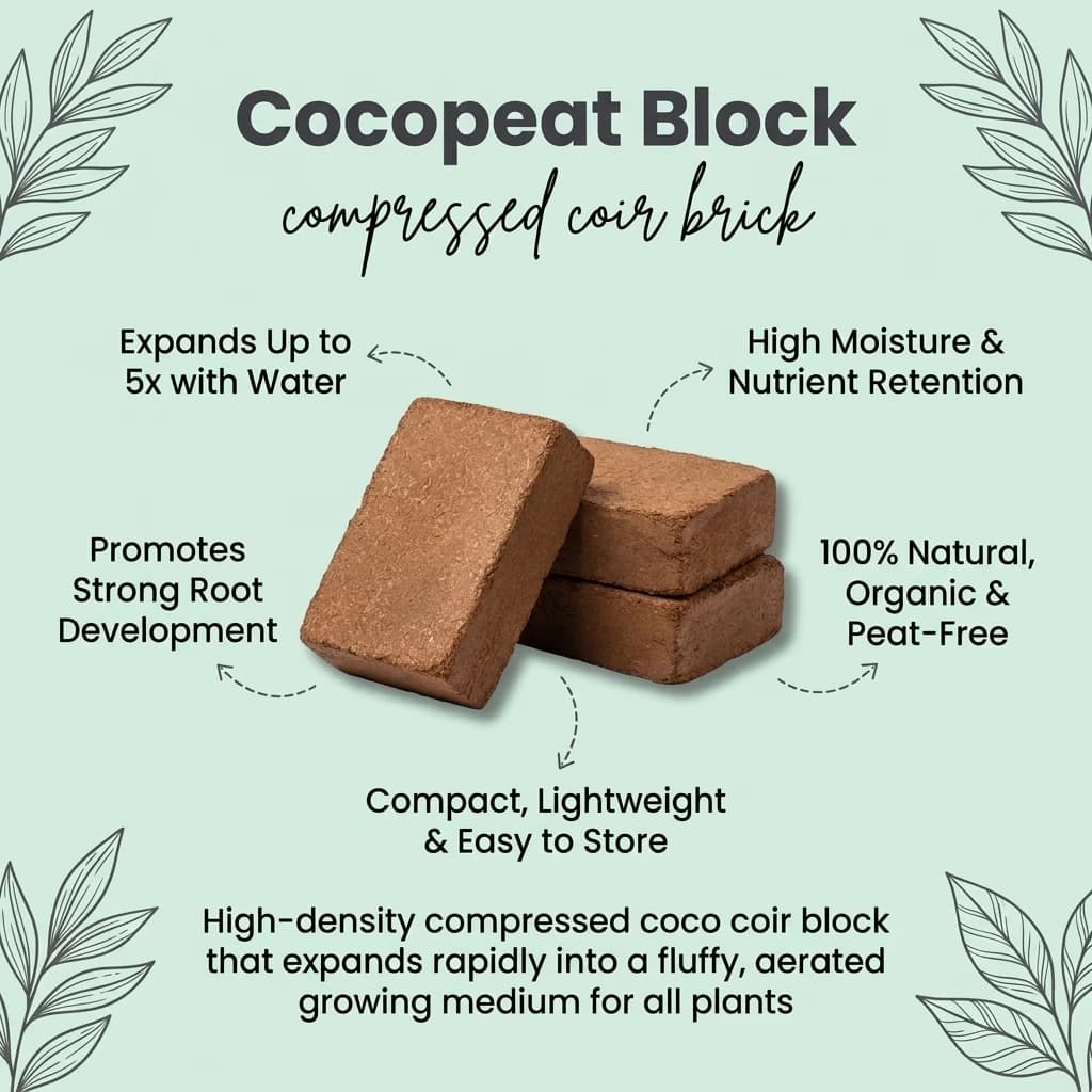 Cocopeat block for terrace gardening in Vasai Virar